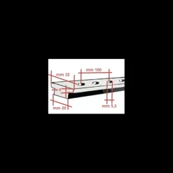 Online Viadana Rail en T 32 mm