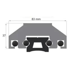 Online Viadana Rail en X 31 x 19 & accessoires