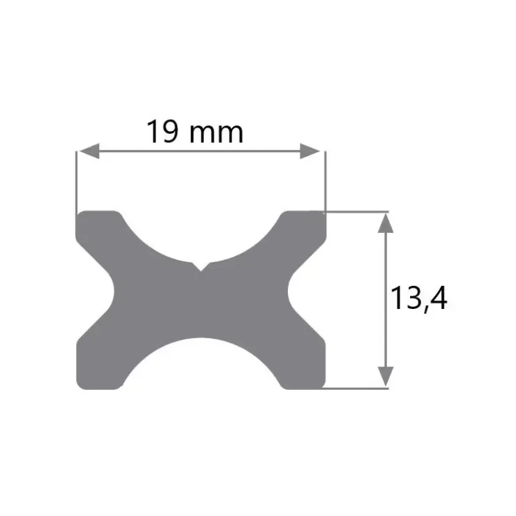 Outlet Viadana Rail en X 19 x 13,4 & accessoires