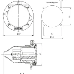 Sale Victron Energy VICTRON Socle de connexion AC - 16 A | PA6