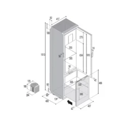 Vitrifrigo Slim150 CHR