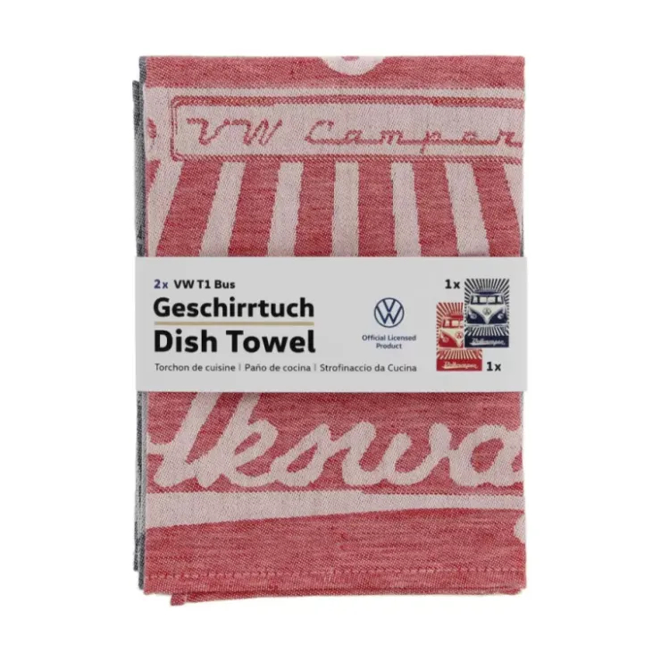 Discount VW COLLECTION by BRISA VW COLLECTION Set de 2 torchons de cuisine