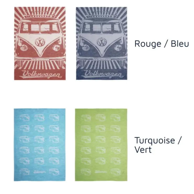Discount VW COLLECTION by BRISA VW COLLECTION Set de 2 torchons de cuisine