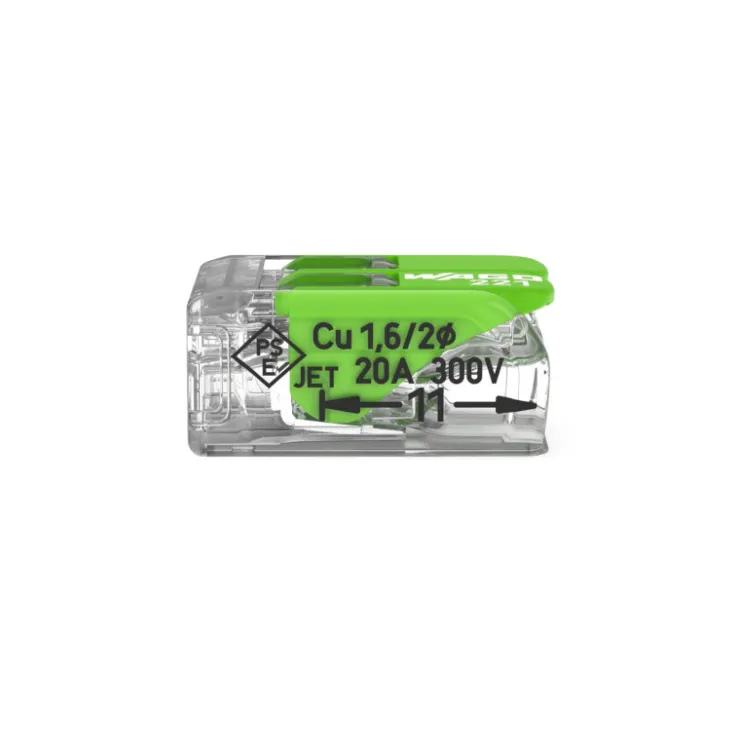 Best Wago 221 Green 3 entrées | pack de 10