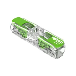 Sale Wago 221 Green Inline 2 entrées en ligne | pack de 10