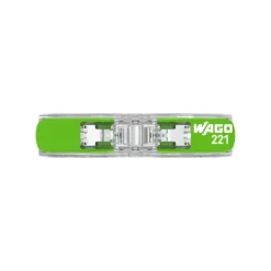 Sale Wago 221 Green Inline 2 entrées en ligne | pack de 10