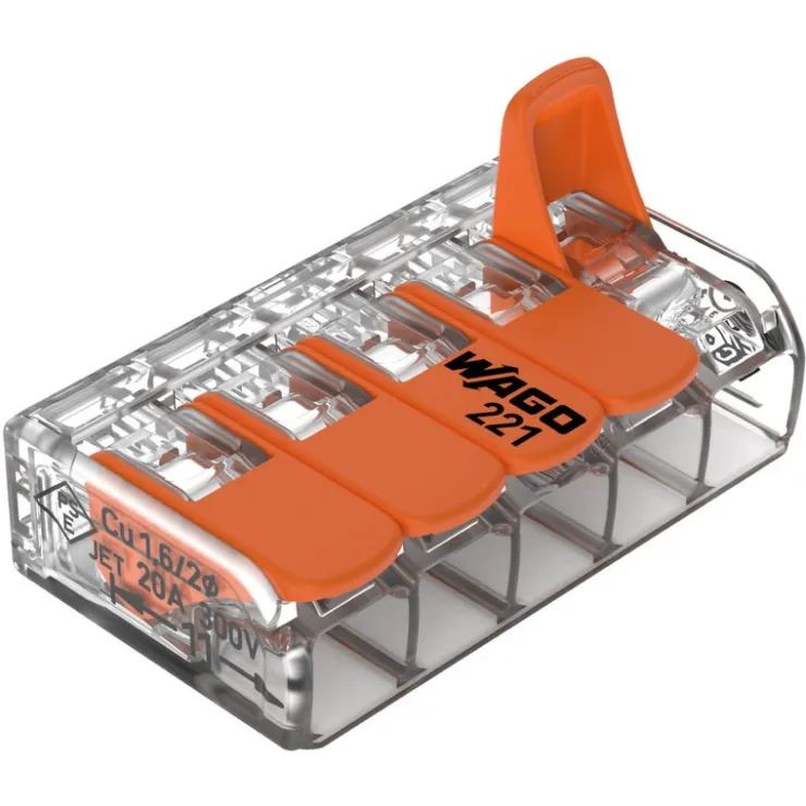Best Wago Connecteur Série 221 | câble de 0,14 à 4 mm²