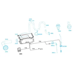 Hot WALLAS Stove 600D Plaque vitrocéramique 1 feu diesel