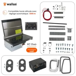 Outlet WALLAS XC Duo | Combiné plaque de cuisson + Chauffage