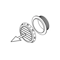 Webasto Sortie d'air fixe Ø 60 mm