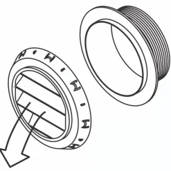 Outlet Webasto Sortie d'air fixe Ø 90 mm