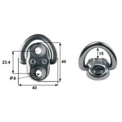 Clearance Wichard Cadène articulée Simple Ø 6