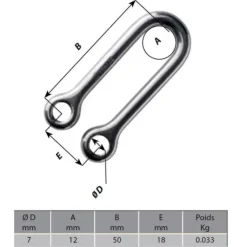 New Wichard Etrier plat