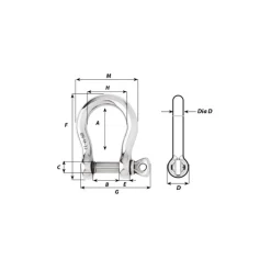 Hot Wichard Manille inox HR lyre