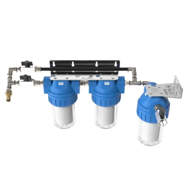 Sale WM Aquatec Filtration en cascade 3 étapes avec bypass