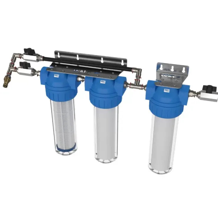 Sale WM Aquatec Filtration en cascade 3 étapes avec bypass
