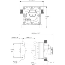 New WM Aquatec Pompe à membrane 11,6 L/min