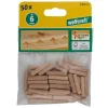 Online Wolfcraft Cheville bois | ø 6  x 30 mm | 50 pièces