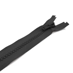 New YKK Fermeture injectée 9 mm chaine 10 mm Noir